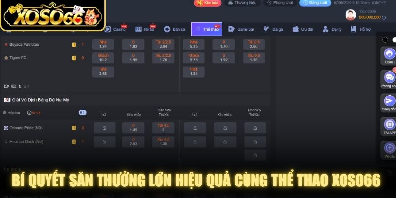 Bí quyết săn thưởng lớn hiệu quả cùng thể thao XOSO66 từ cao thủ